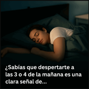 ¿Te despiertas entre las 3 y las 5 de la mañana? ¿Te despiertas entre las 3 y las 5 de la mañana?